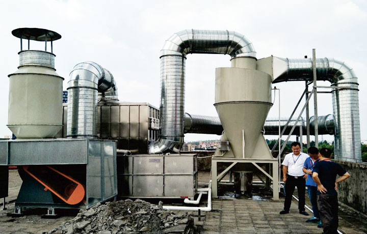 橡胶行业废气处理工程案例